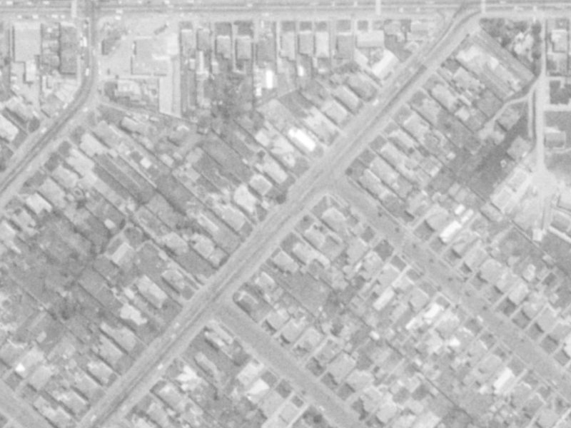 693B Worcester Street from the air, 1975-1979
