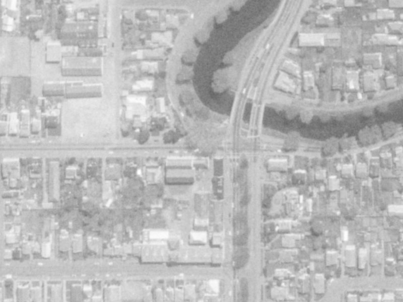 294 Kilmore Street from the air, 1975-1979
