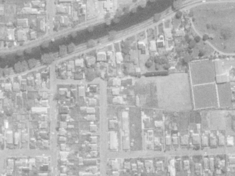 36 Gilby Street from the air, 1975-1979