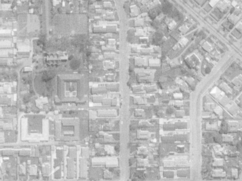 26 Trent Street from the air, 1975-1979