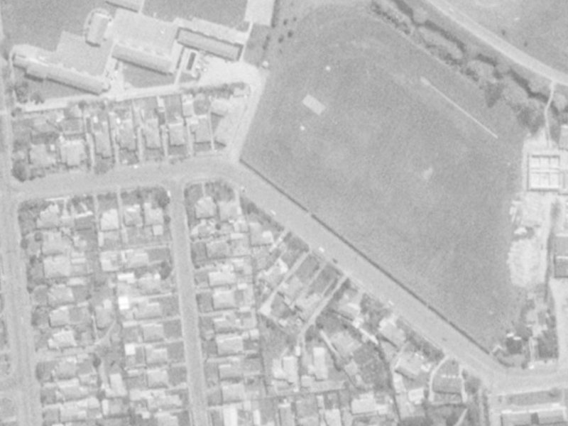 49 Kirkwood Avenue from the air, 1975-1979