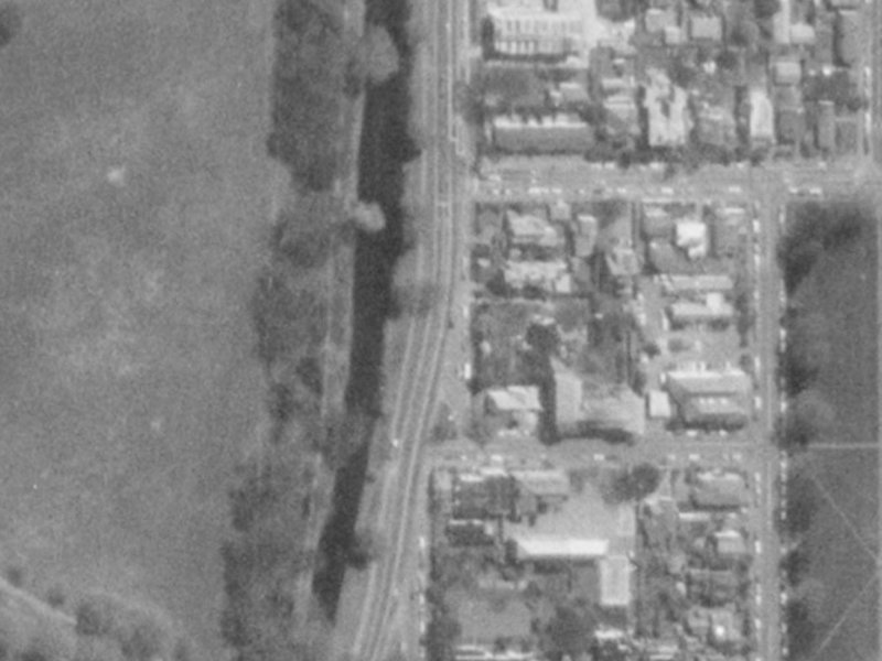 34 Park terrace Christchurch from the air, 1975-1979