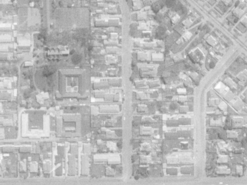 23-25 Trent Street from the air, 1975-1979