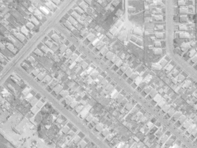28 Dacre Street from the air, 1975-1979