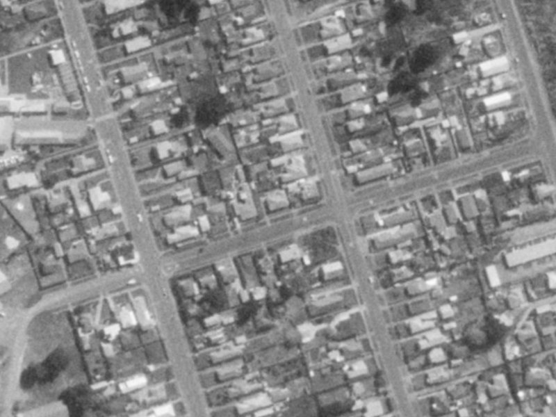 36 Beatty Street from the air, 1975-1979