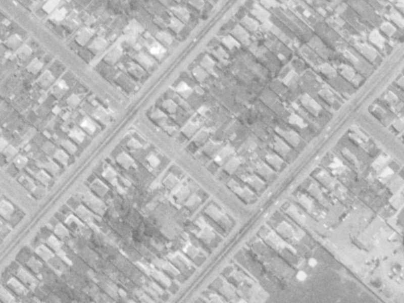 47 Surrey Street from the air, 1975-1979