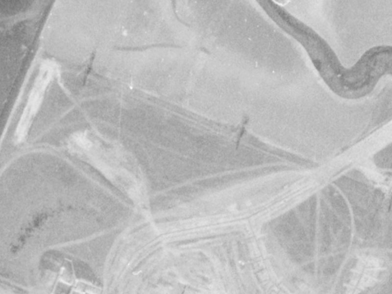 Menin Gate Crescent from the air, 1975-1979