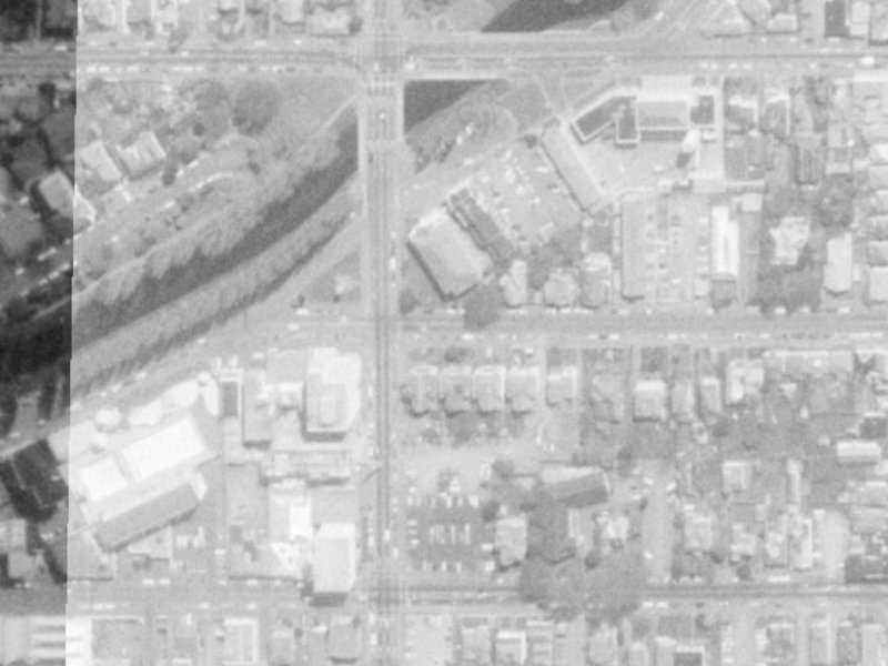 92 Chester St East from the air, 1975-1979
