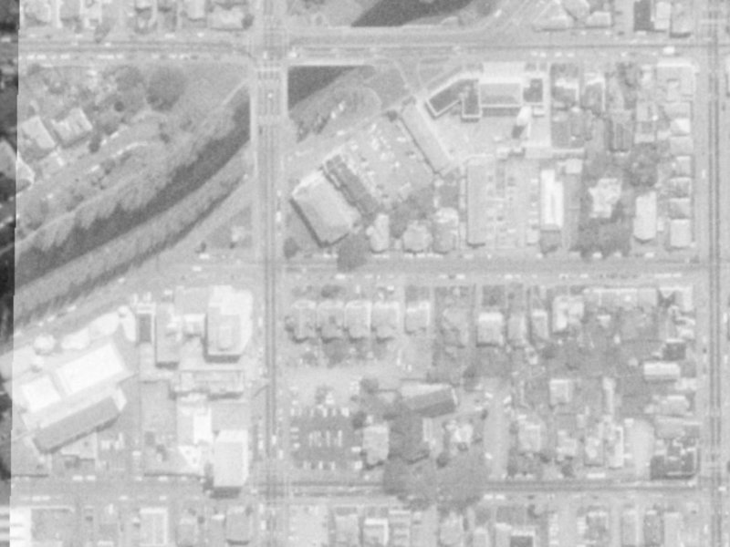 96 Chester Street East from the air, 1975-1979