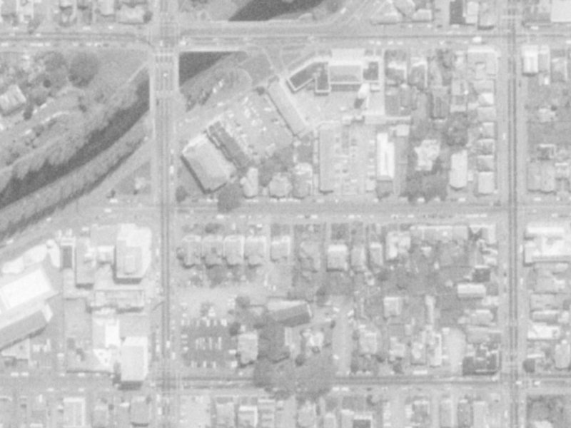 102 Chester Street East from the air, 1975-1979