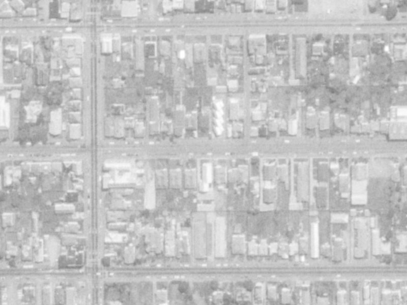 150 Chester Street East from the air, 1975-1979