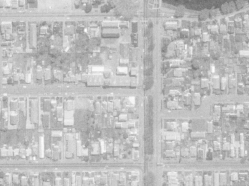 198 Chester St East from the air, 1975-1979