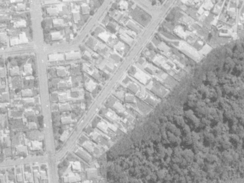 89 Totara Street from the air, 1975-1979
