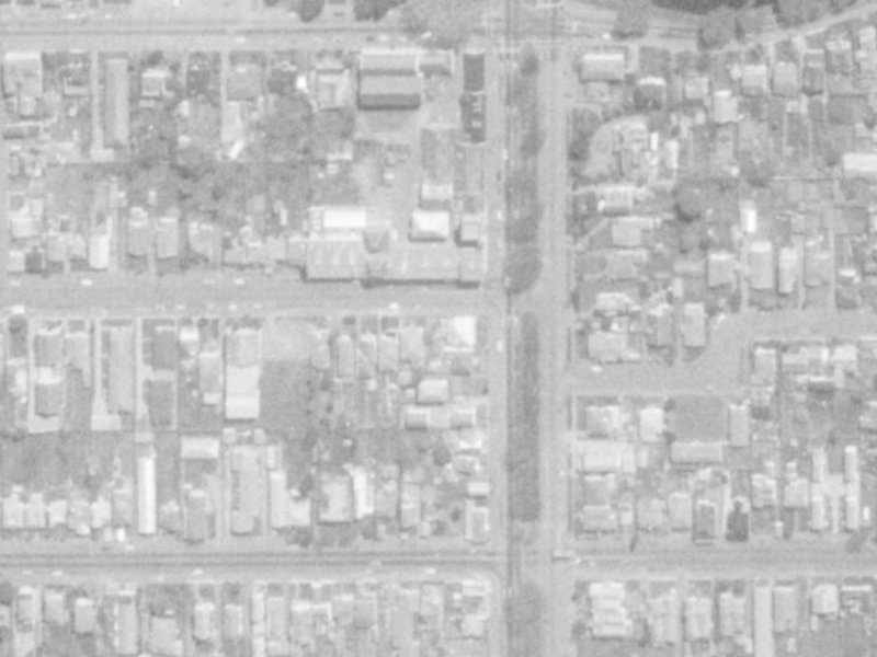 198 Chester Street East from the air, 1975-1979