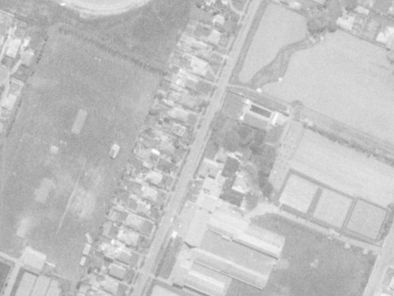 25 Brodie Street from the air, 1975-1979