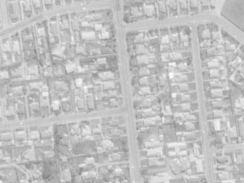 47 Ilam Road from the air, 1975-1979