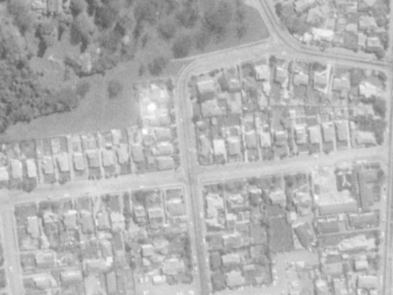 20 Rata Street from the air, 1975-1979