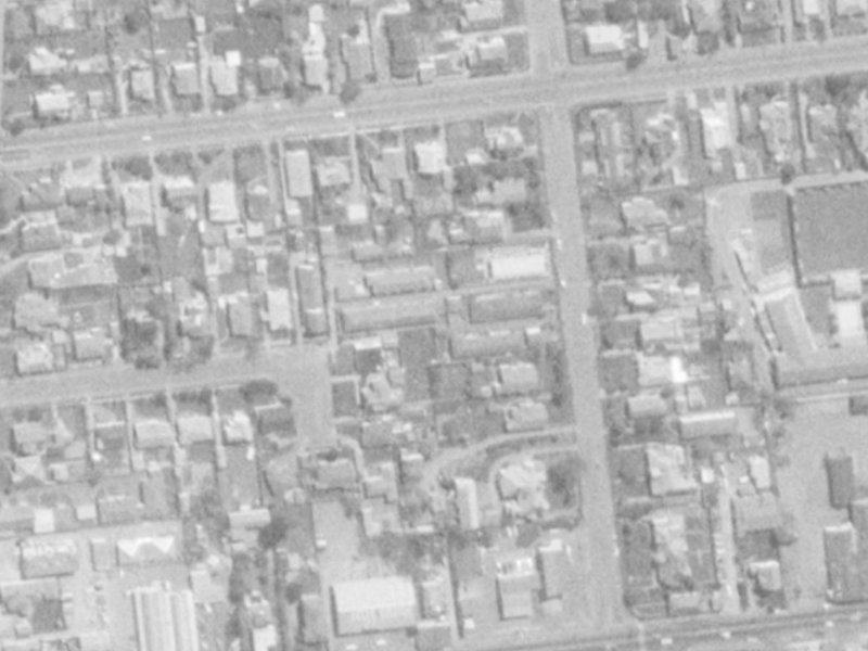 17A Harakeke Street from the air, 1975-1979