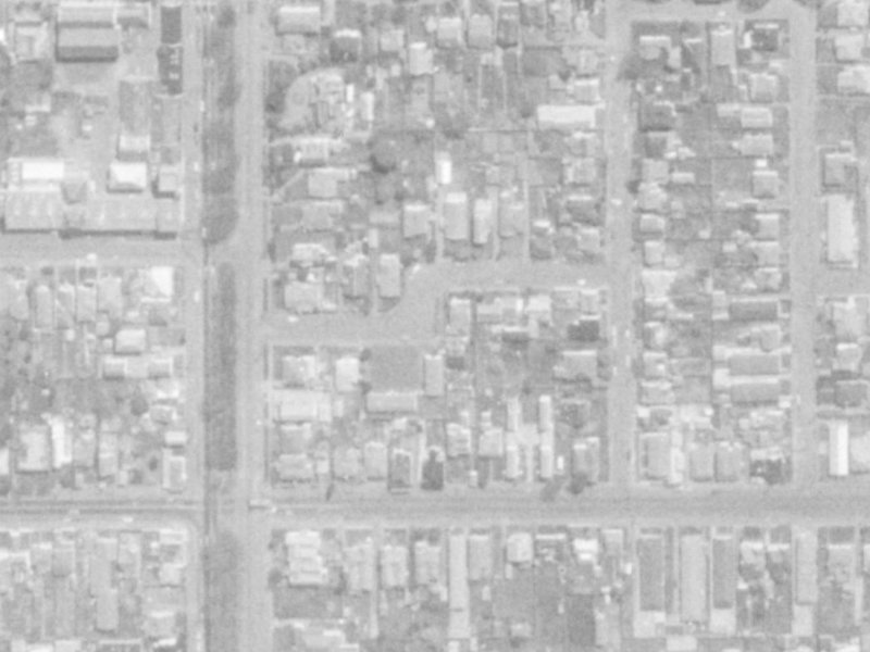 7-11 Elm Grove from the air, 1975-1979