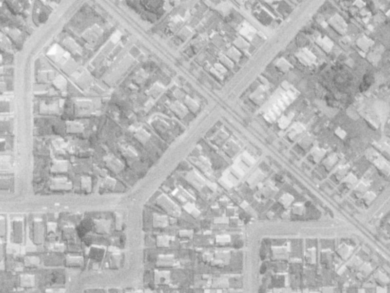 156 England Street from the air, 1975-1979