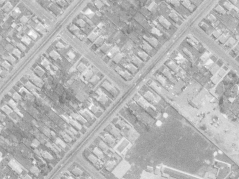 56 Surrey Street from the air, 1975-1979