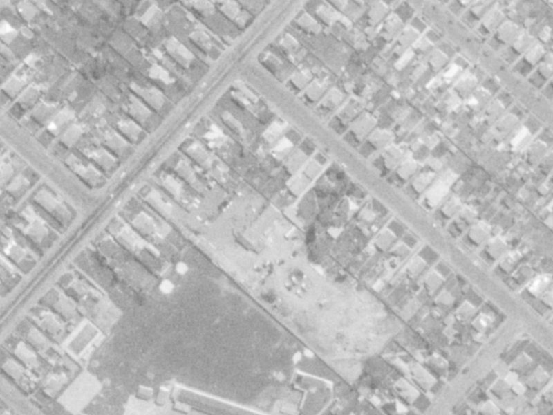 16 Wyon Street from the air, 1975-1979