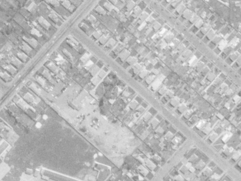 24 Wyon Street from the air, 1975-1979