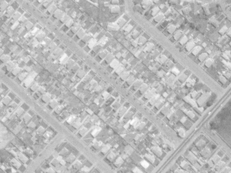60 Dacre Street from the air, 1975-1979