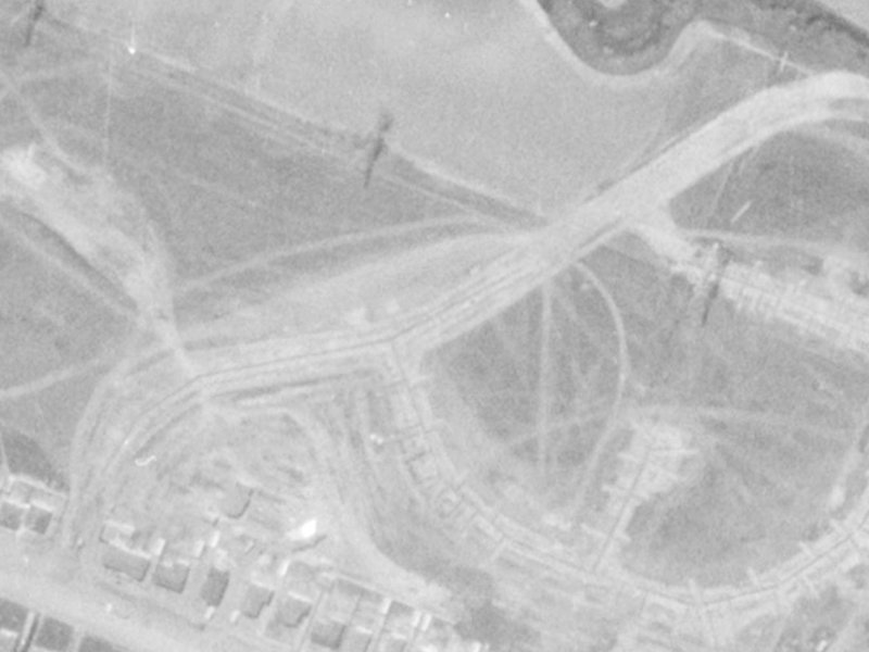 70 Vanguard Drive from the air, 1975-1979