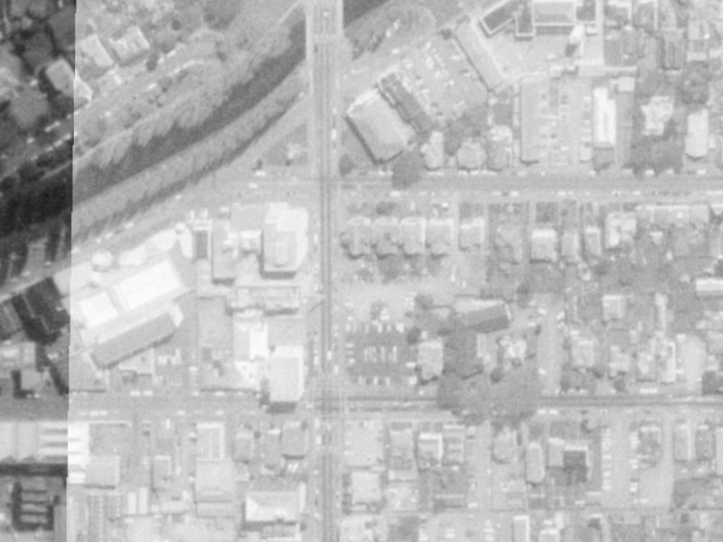 90B Chester Street East from the air, 1975-1979