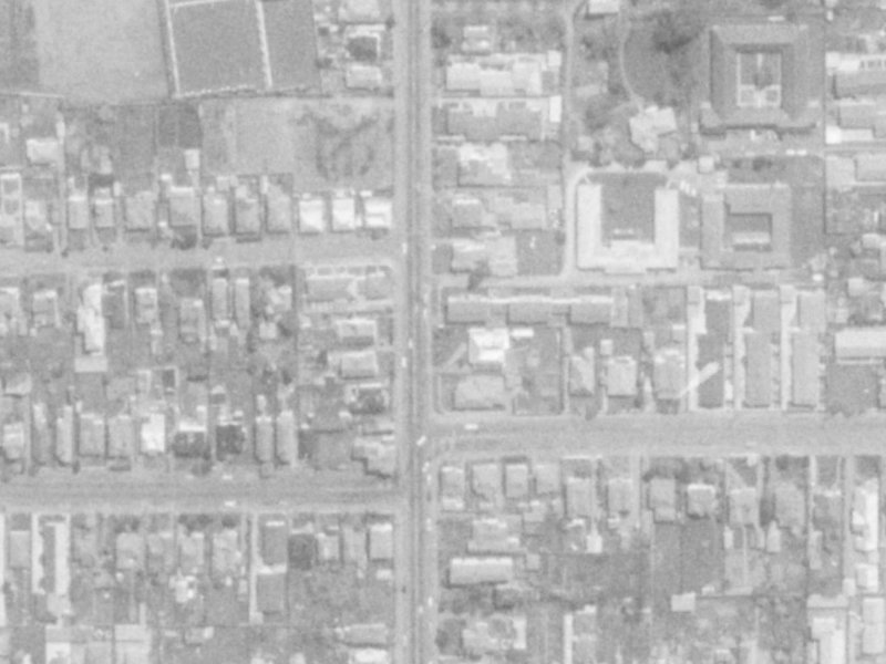 138 Stanmore Road from the air, 1975-1979