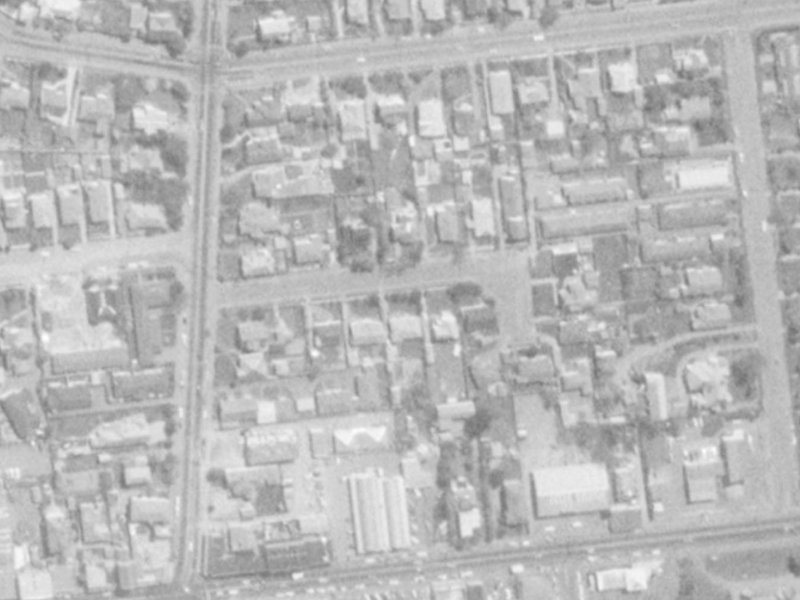 Bradshaw Terrace from the air, 1975-1979
