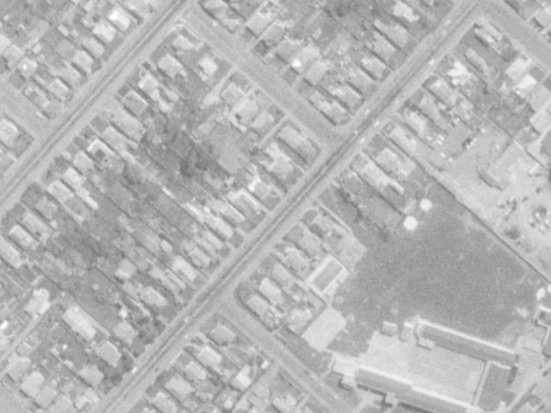 637 Worcester Street from the air, 1975-1979