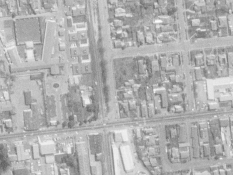 8A Mona Vale Avenue from the air, 1975-1979