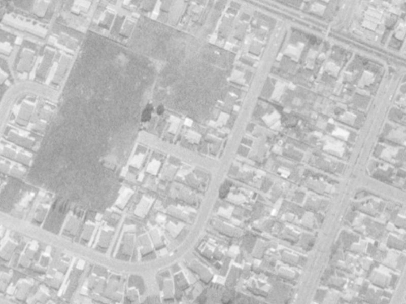 117 Cheyenne Street from the air, 1975-1979