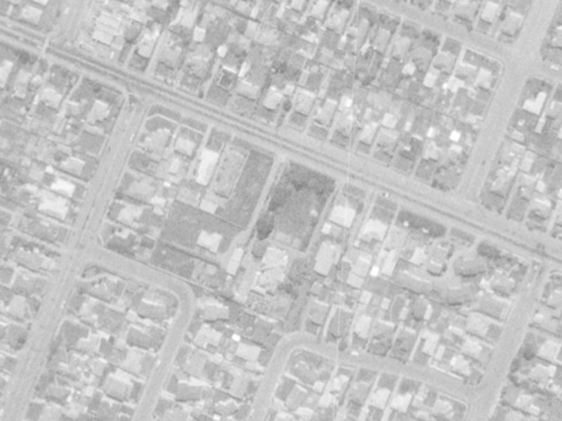 56 Gladson Avenue from the air, 1975-1979