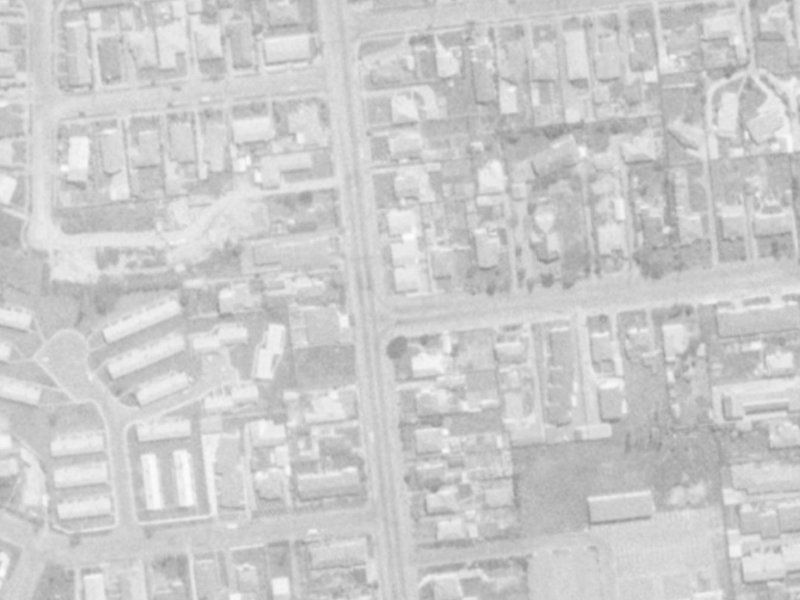 36A Waimairi Road from the air, 1975-1979