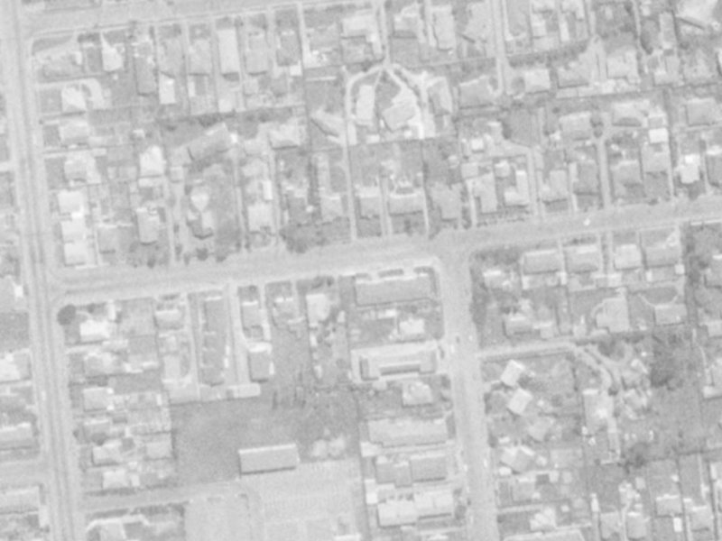 28 Hanrahan Street from the air, 1975-1979