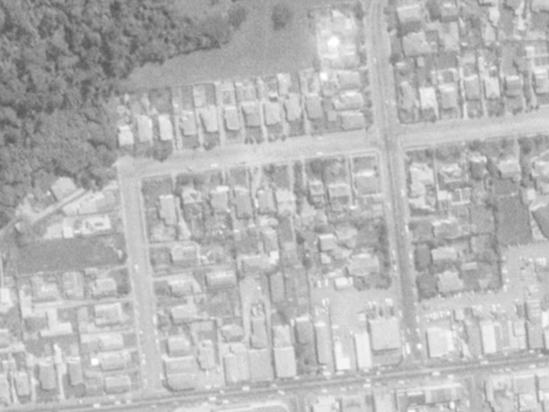 27 Rata Street from the air, 1975-1979