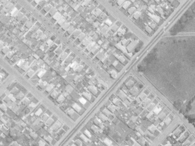 76 Dacre Street from the air, 1975-1979