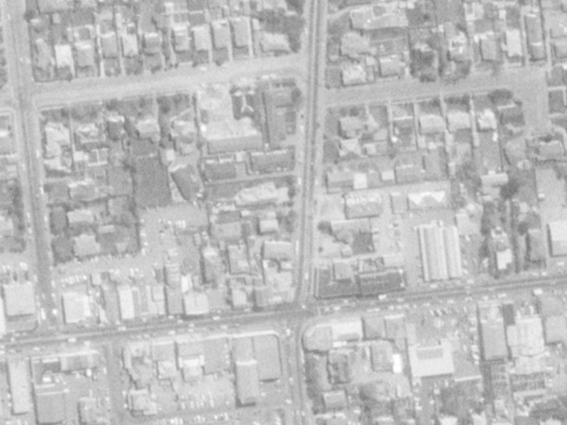 7 Straven Road from the air, 1975-1979