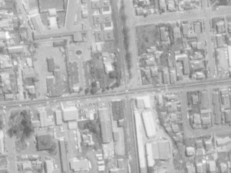 24 Riccarton Road from the air, 1975-1979