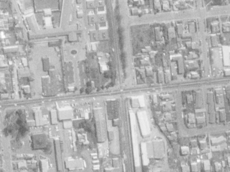 28 Riccarton Road from the air, 1975-1979