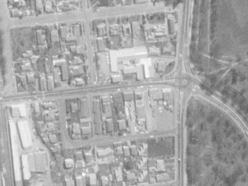 13A Riccarton Road from the air, 1975-1979