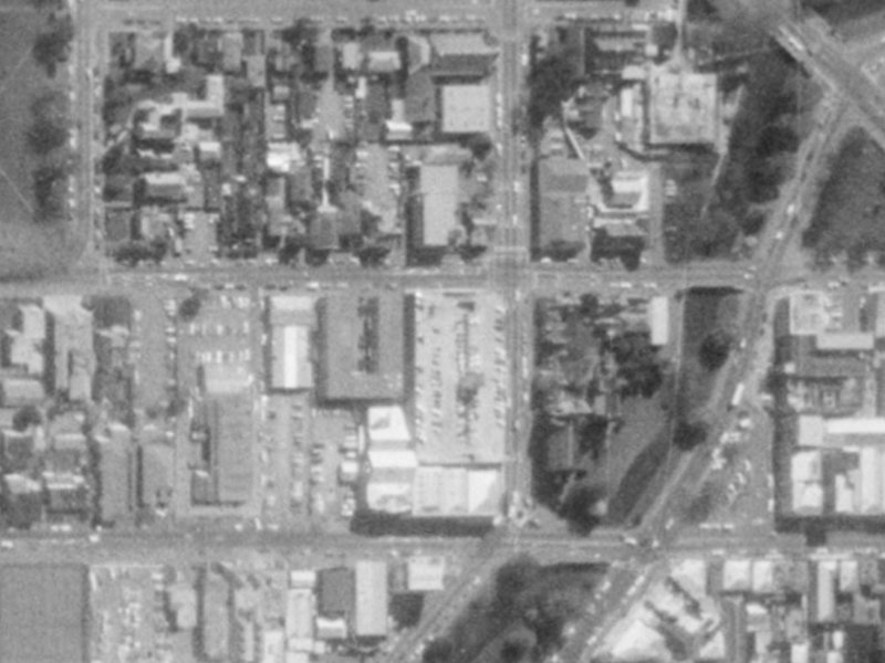 293 Durham Street from the air, 1975-1979