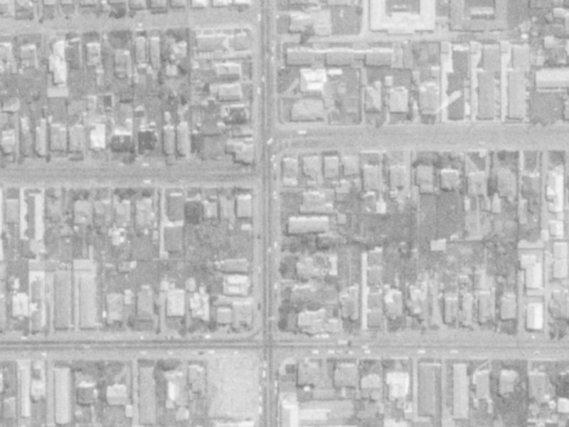 126 Stanmore Road from the air, 1975-1979