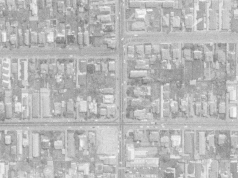 119 Stanmore Road from the air, 1975-1979