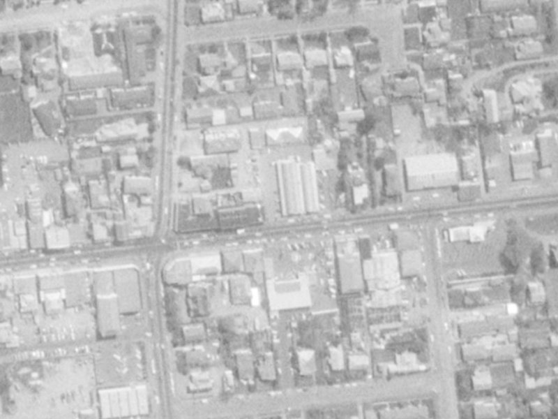 80 Riccarton Road from the air, 1975-1979