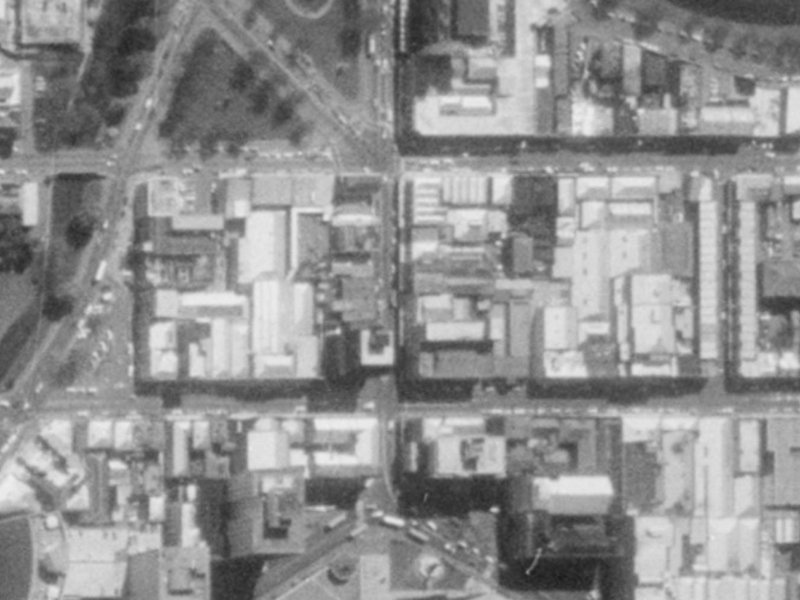 769 Colombo Street from the air, 1975-1979