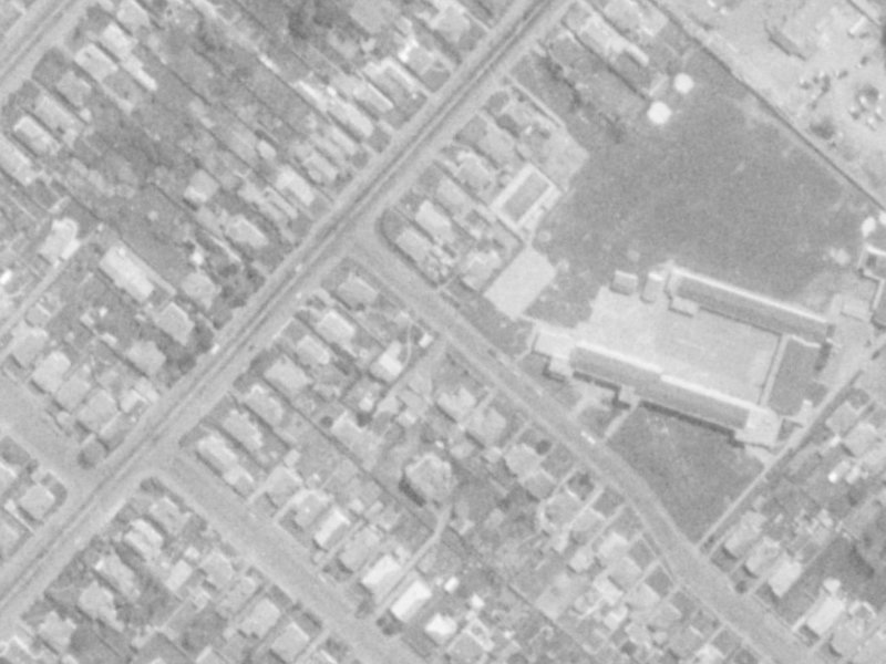 10A McLean Street from the air, 1975-1979